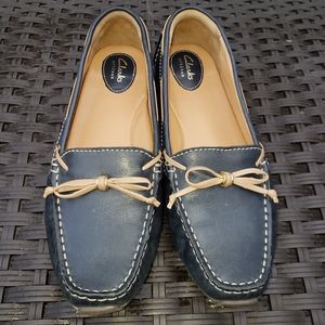Clarks artisan leather driving moccasin